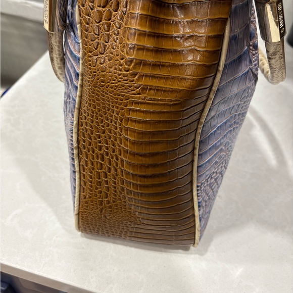 Brahmin Duxbury Satchel - Washed Indigo Ipanema - FLAWLESS Like New Condition - Picture 6 of 12